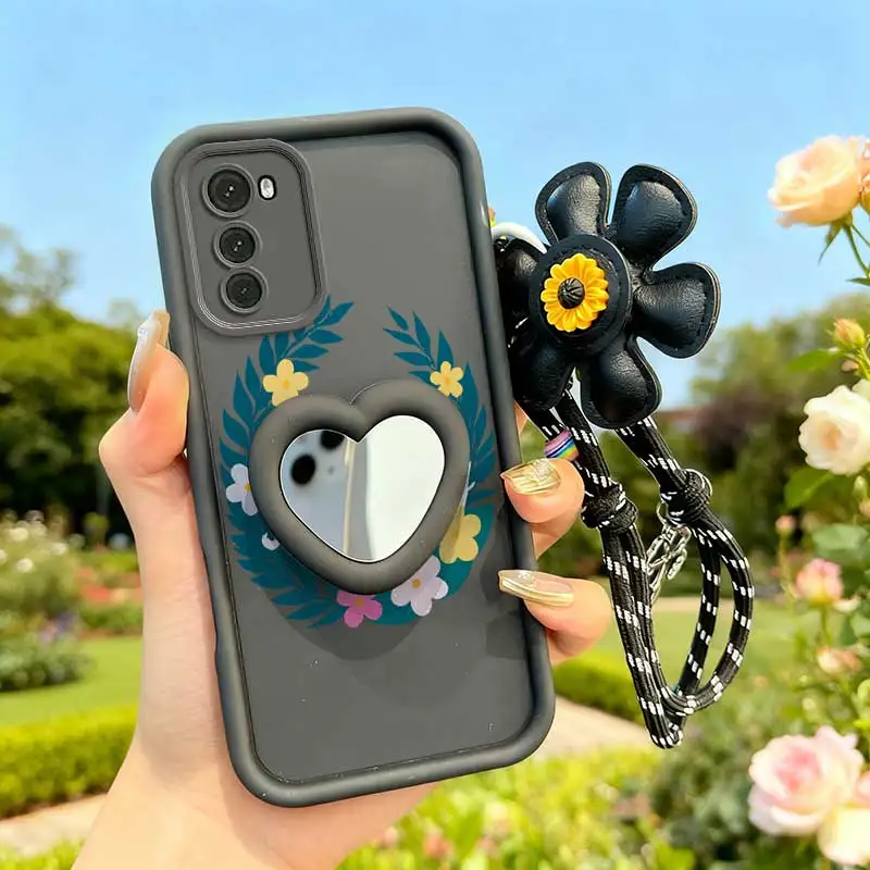 Colorful Garland Phone Case Set with Lanyard and Craft Embellishments