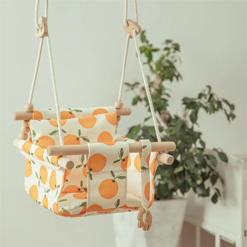 SwingingIndoorChildrensHomeOutdoorCourtyardBabyChildHanging