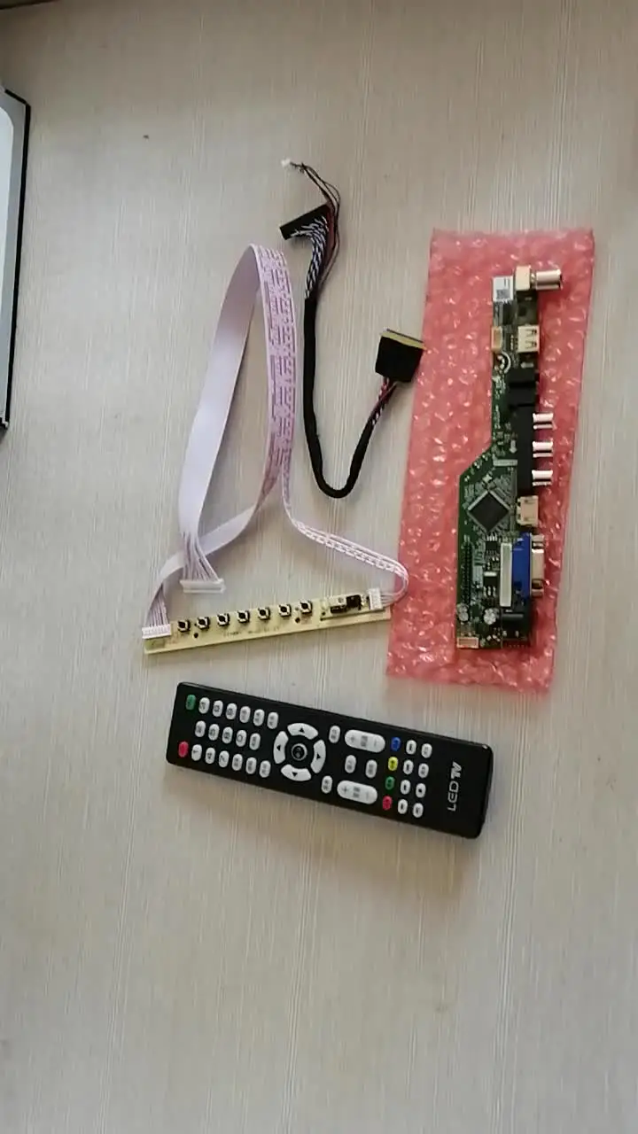 Kit Driver LCD Con Scheda Controller HDMI DVI VGA Per Pannello 14 Pollici LTN140AT16 1366x768