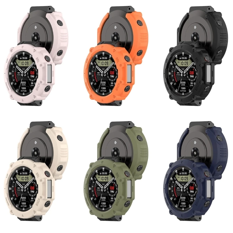

For AmazfitT RexUltra Watch Shockproof Anti-scratch Cover Housing Bumper Sleeve
