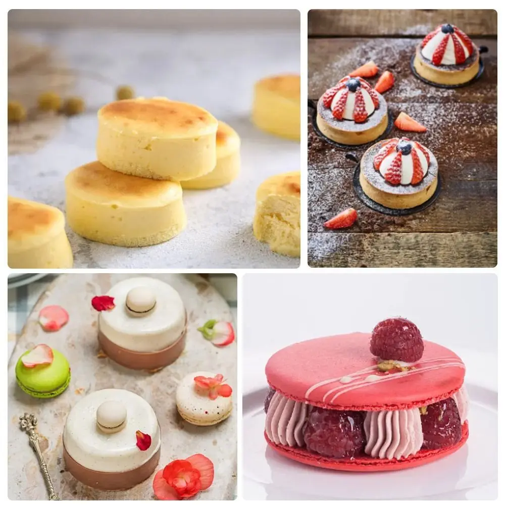 Stainless Steel Muffin Tart Rings for Baking
