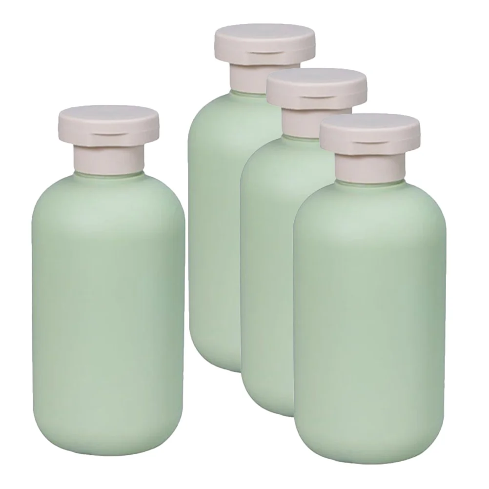 

4pcs Shampoo Conditioner Bottles Soap Dispenser Bathroom Travel Empty Shampoo Bottles 200ml