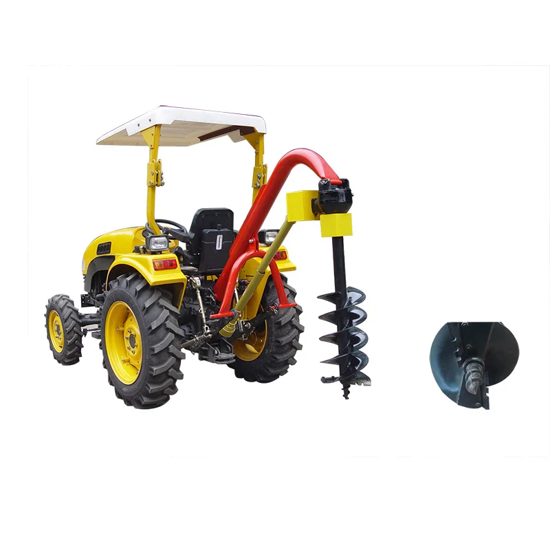 Strikt Vrijlating gips Boom Planten Tractor Gemonteerd Grondboor Mini Pto Draagbare  Grondgraafmachine| | - AliExpress