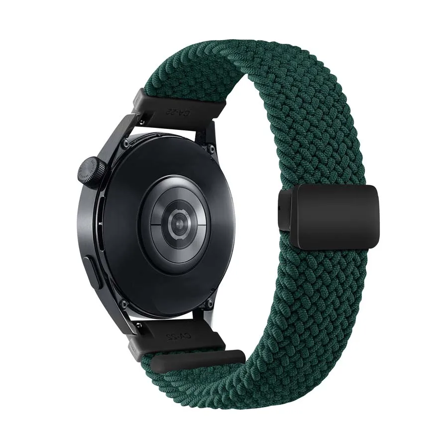 Braided Loop Nylon Strap for Smart Watches - Durable Fitness Wristband Bracelet