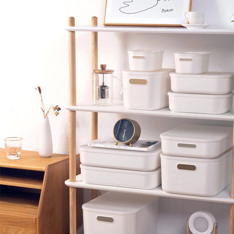 

Home Storage Box Desktop Storage Basket Daily Use Cabinet Cosmetics Aorting Box Wardrobe Drawer Storage Box