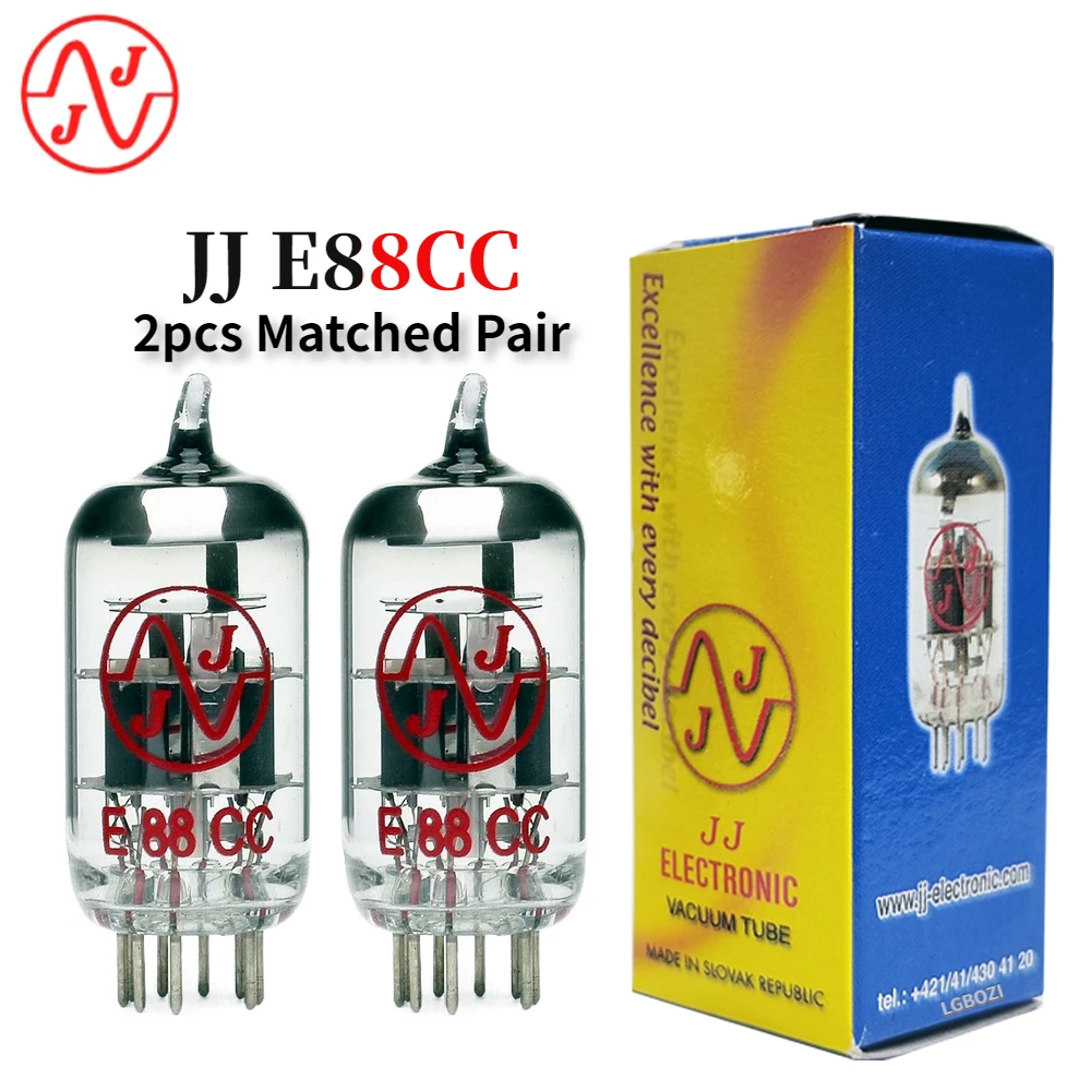 JJ E88CC Vacuum Tube Gold Pins Replace ECC88 6922 6DJ8 6N11 Electron Tube DIY HIFI Audio Vacuum Tube Amplifier Preamp 5