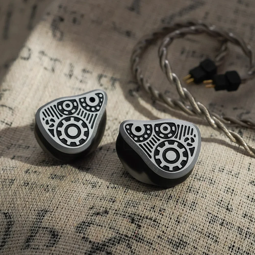 Binary Dynaquattro 4 Dynamic Driver IEMs 3 Specialized DD+1 Passive Diaphragm In-Ear Earphones with 3.5mm+4.4mm Plugs 4
