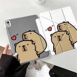 Cartoon C - Capybara Tablet Case with Pen Slot Cover - Tab S6Lite 10.4 inch (Mix02)