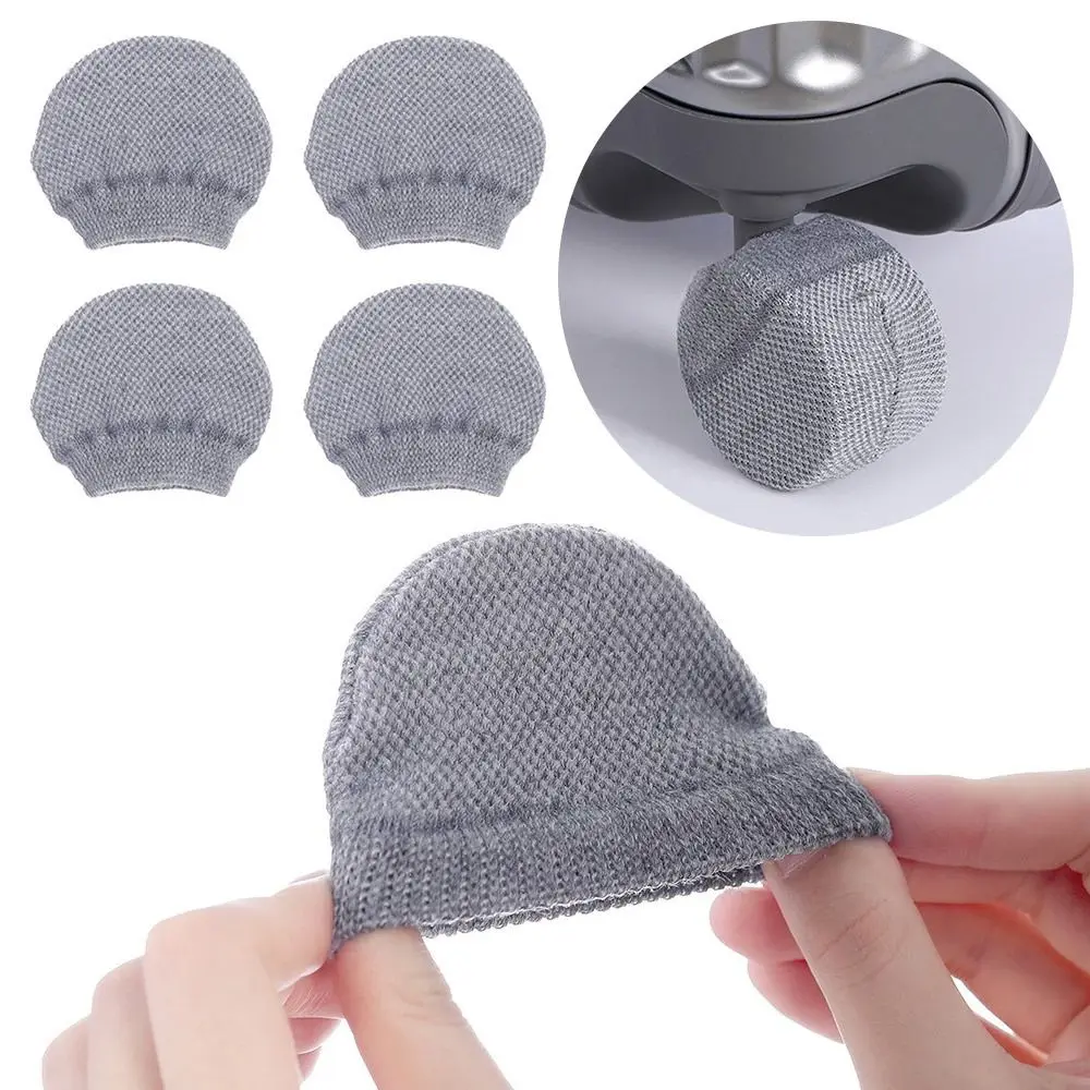 

4Pcs Elastic Luggage Wheels Protector Cloth Wear-resistant Suitcase Wheels Protection Cover Shock Absorption Reduce Noise