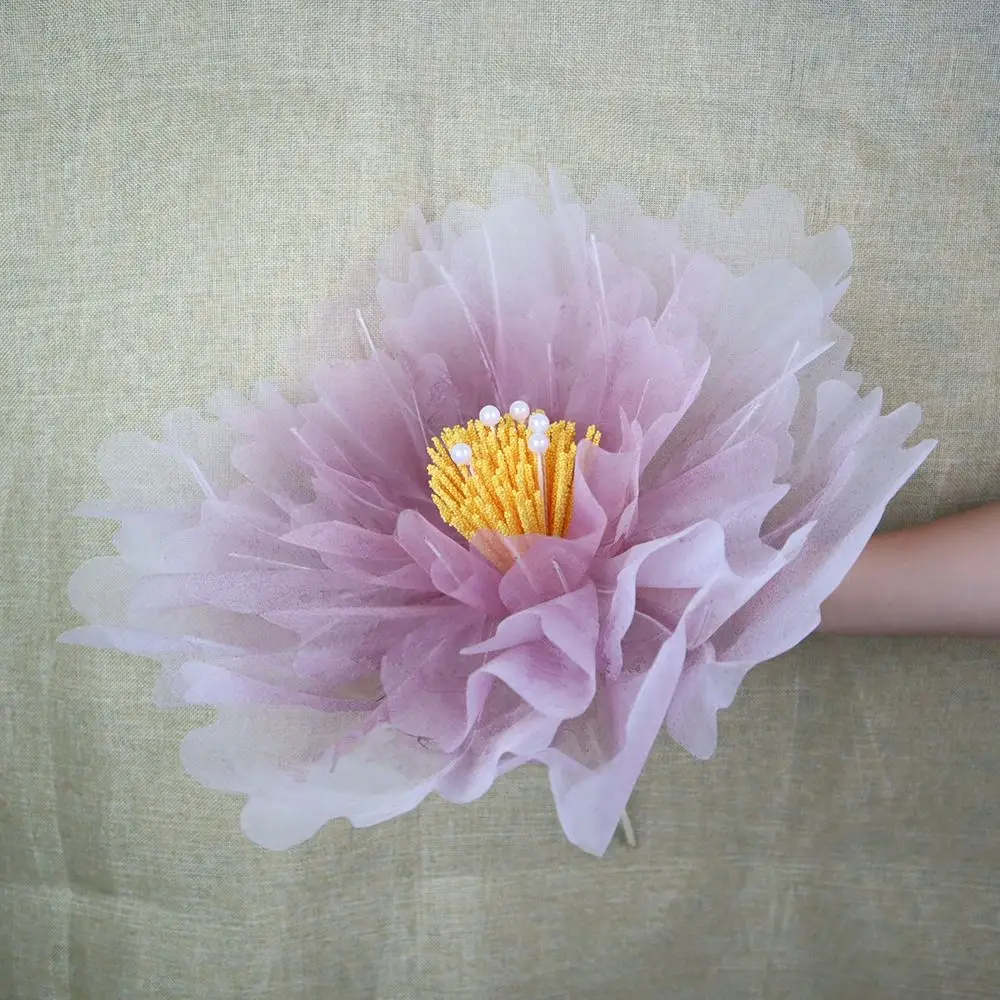 Fashion 50cm Artificial Realistic Peony Silk Large Flower Head Home Party Decoration Layered Fluffy Petals Fake Flowers