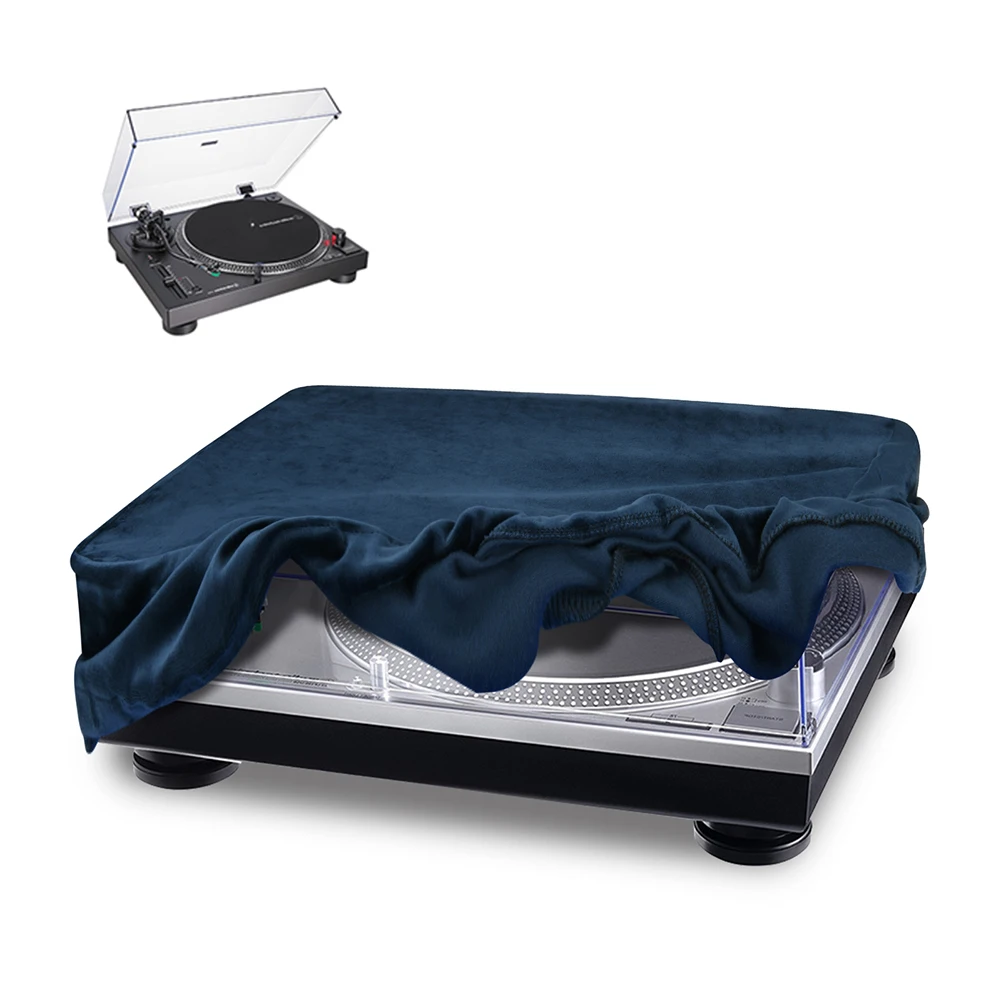 Stereo Turntable Protective Cover Wear Resist Record Player Dust Case Foldable Turntable Sleeves Record Player Accessories