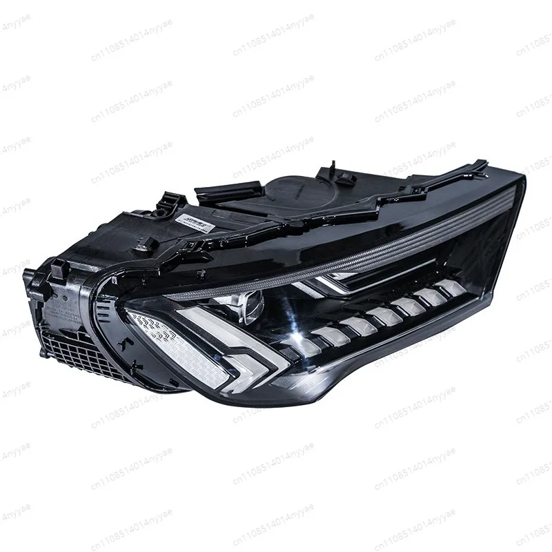 Q7 4M 2021-2023용 LED 헤드라이트 어셈블리, 전면 헤드램프 반조립/완전조립 유닛 - 좌/우측