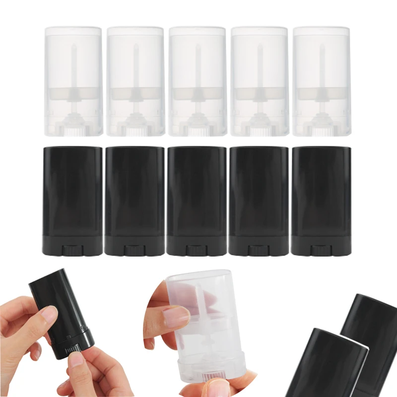 

24pcs 15ml Lip Balm Tube Lip Gloss Lipstick Tubes Plastic Empty Perfume Deodorant Containers Refillable Bottle Makeup Container