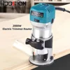 220V 2000W Electric Trimmer Router6.35mm & 8mm Milling Engraving Slotting Trimming Machine Hand Carving Router Woodworking Tools 1