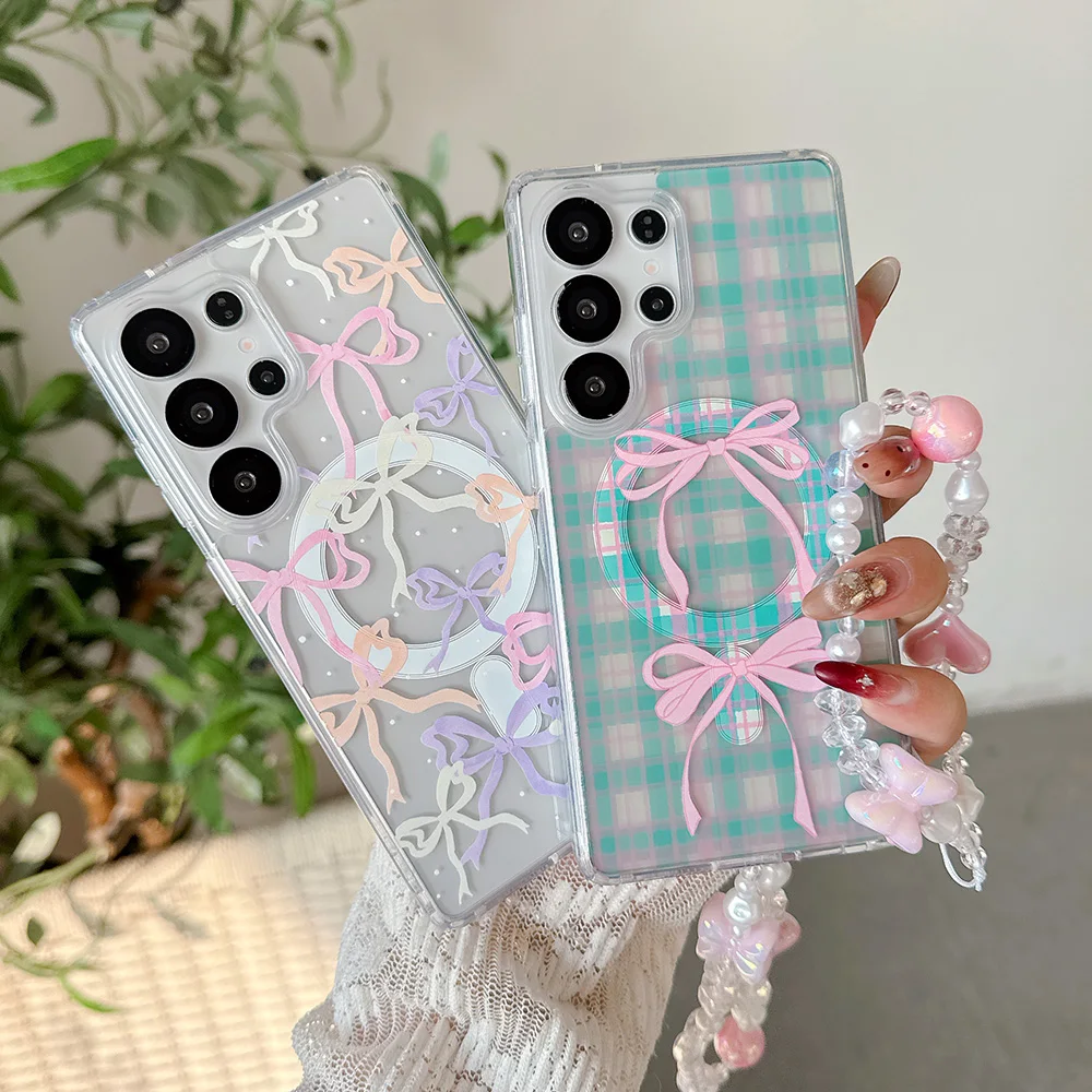 Vibrant Bow Magnetic Wireless Charging Phone Case