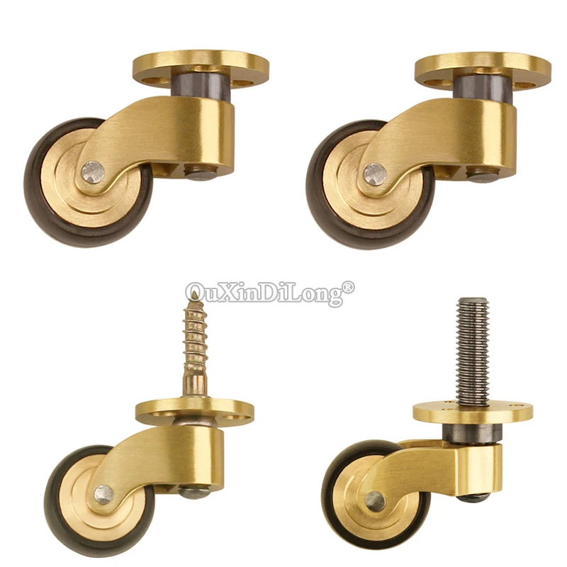 Vintage 10pcs Heavy Duty Brass Universal Furniture Casters European