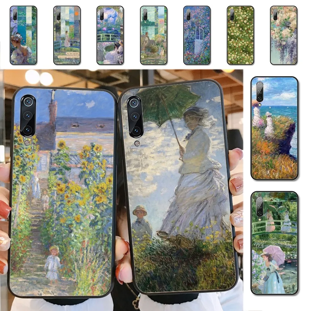 

Monet Oil Painting Phone Case For Xiaomi Mi 5X 8 9 10 11 12 lite pro 10T PocoX3pro PocoM3 Note 10 pro lite