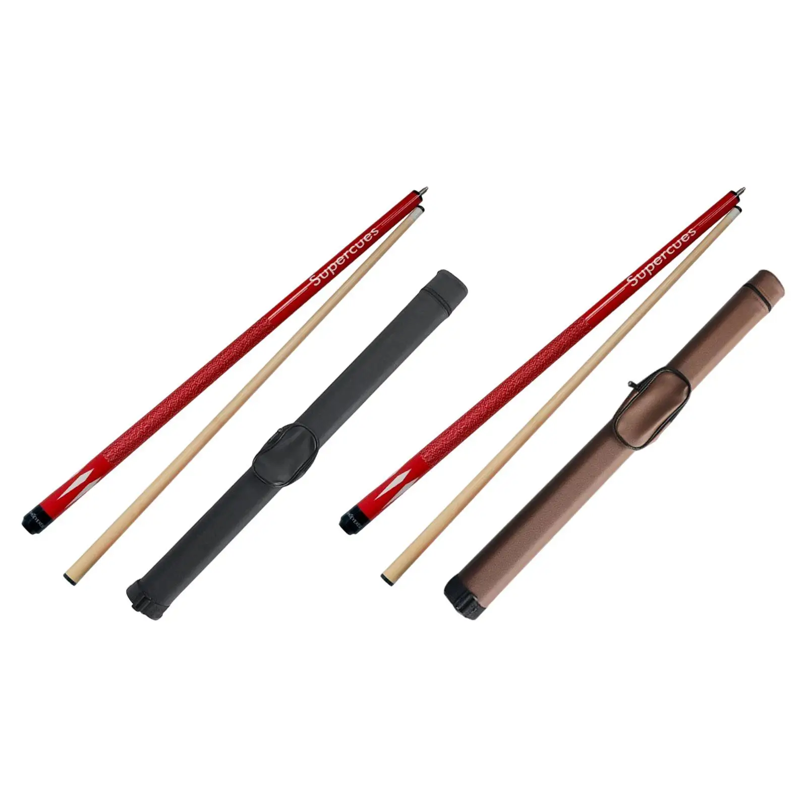 

Pool Cue Stick with Case Two Section 13mm Tip Billiards Accessories Wooden Billiard Cue for Bar Office Home House Practice Cue