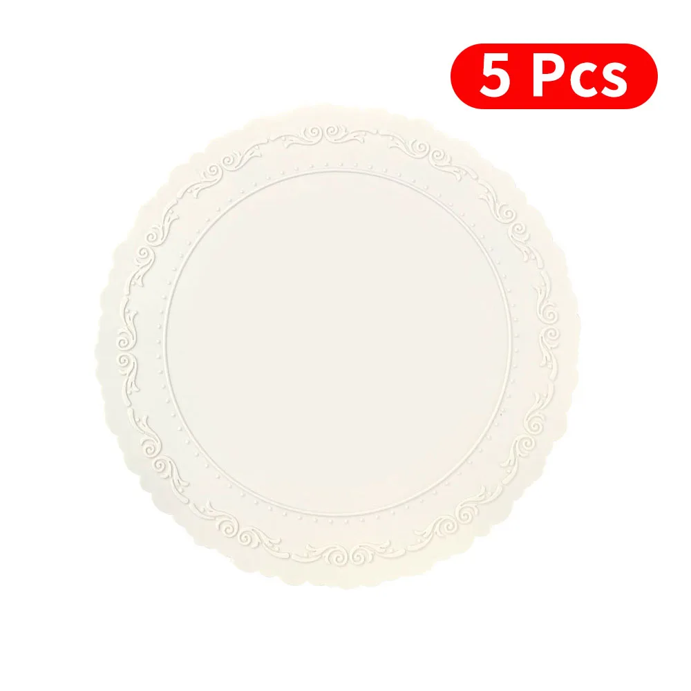 Round Silicone Table Mat - Heat Resistant, Waterproof, & Durable Non-Slip Kitchen Pad