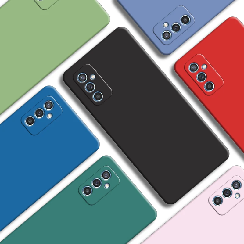 Per Samsung Galaxy M52 5G Custodia Samsung M52 Cover 6.7 Pollici Nuovo Paraurti Antiurto In Silicone Liquido Originale Per Galaxy M52 Fundas