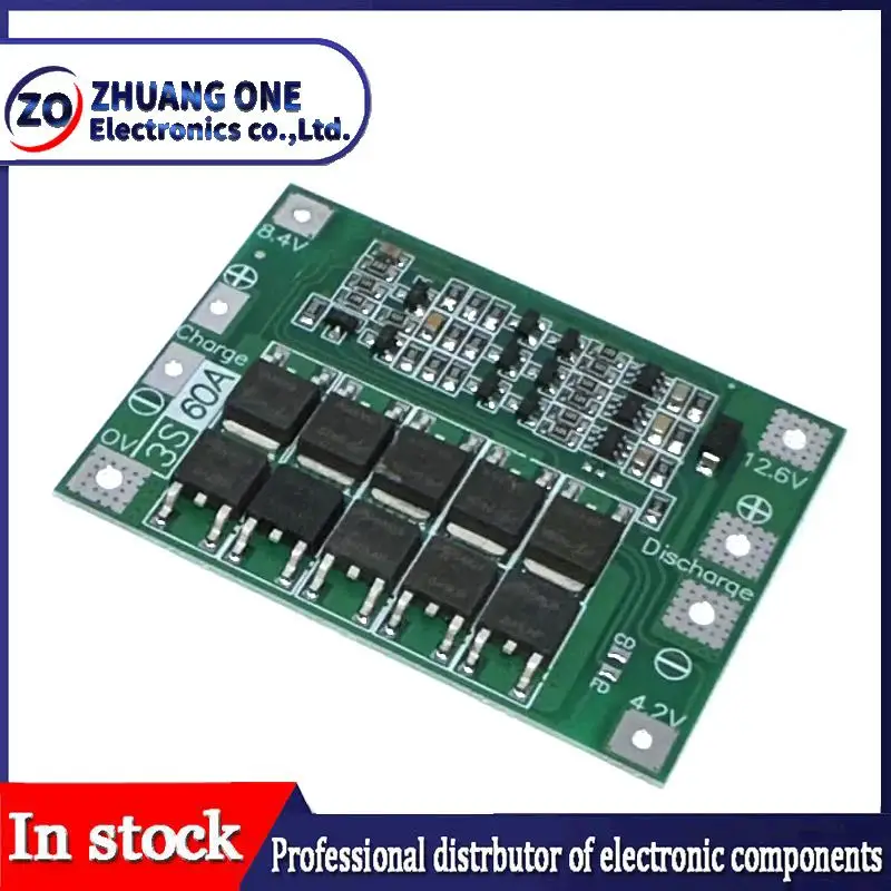 Advanced Lithium Battery Charger Protection Board with Enhanced Balance - 40A/60A 3S/4S
