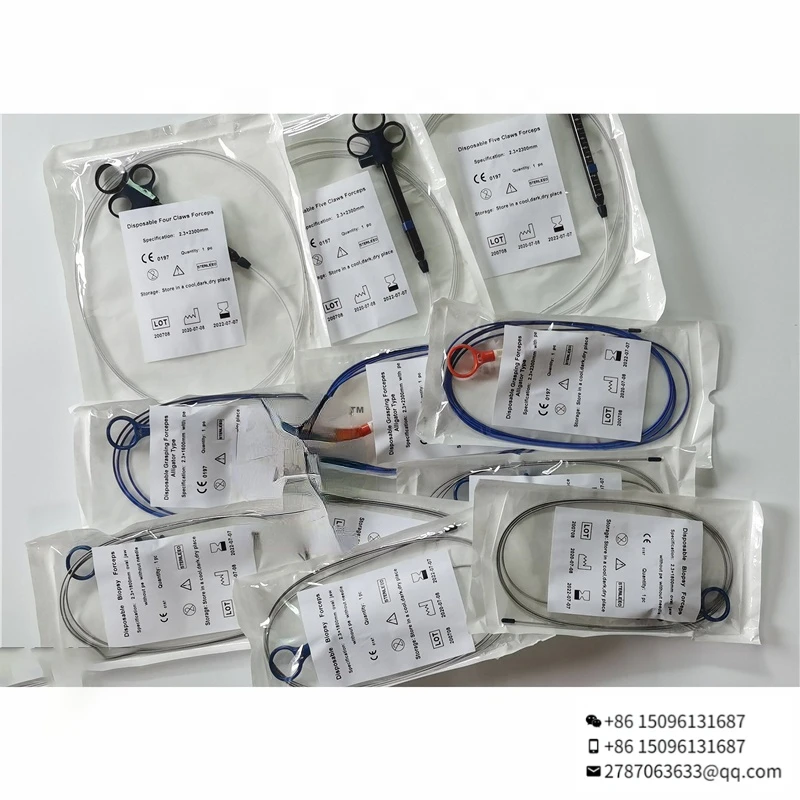 Disposable urology urethroscope rat tooth grasping forceps, foreign body flexible grasping forceps ureterorenoscope tool