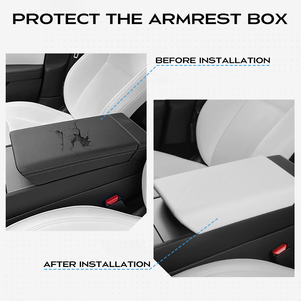 Central Armrest Cover for Tesla Model Y Juniper Launch 2025 Model 3 Highland 202