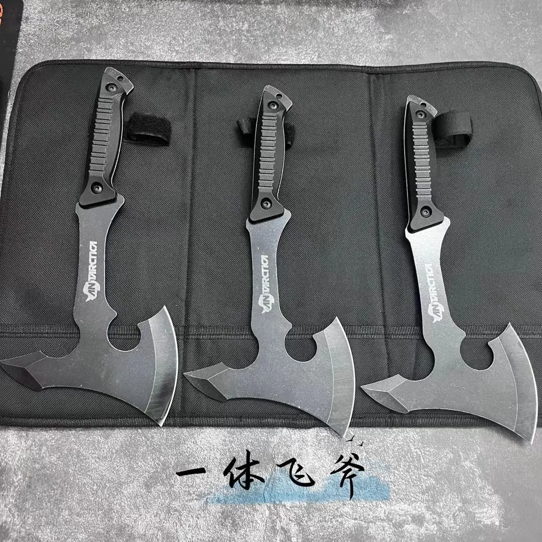 Axe firewood chopping outdoor woodworking special small hand master head bone chopping knife steel mountain cutting axe