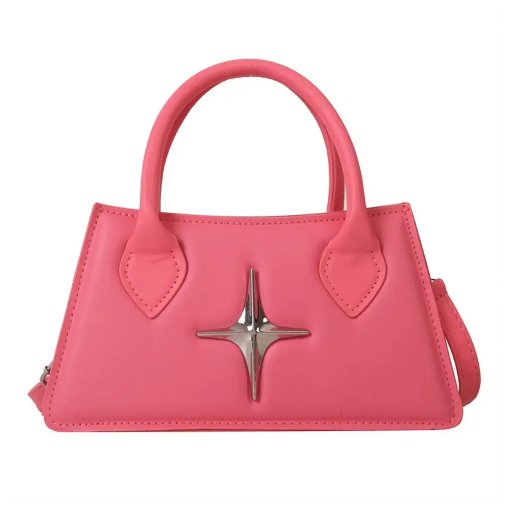 Borsa a tracolla quadrangolare con design a stella in pelle PU a tracolla piccola a tracolla per donna e ragazza_voghion.com