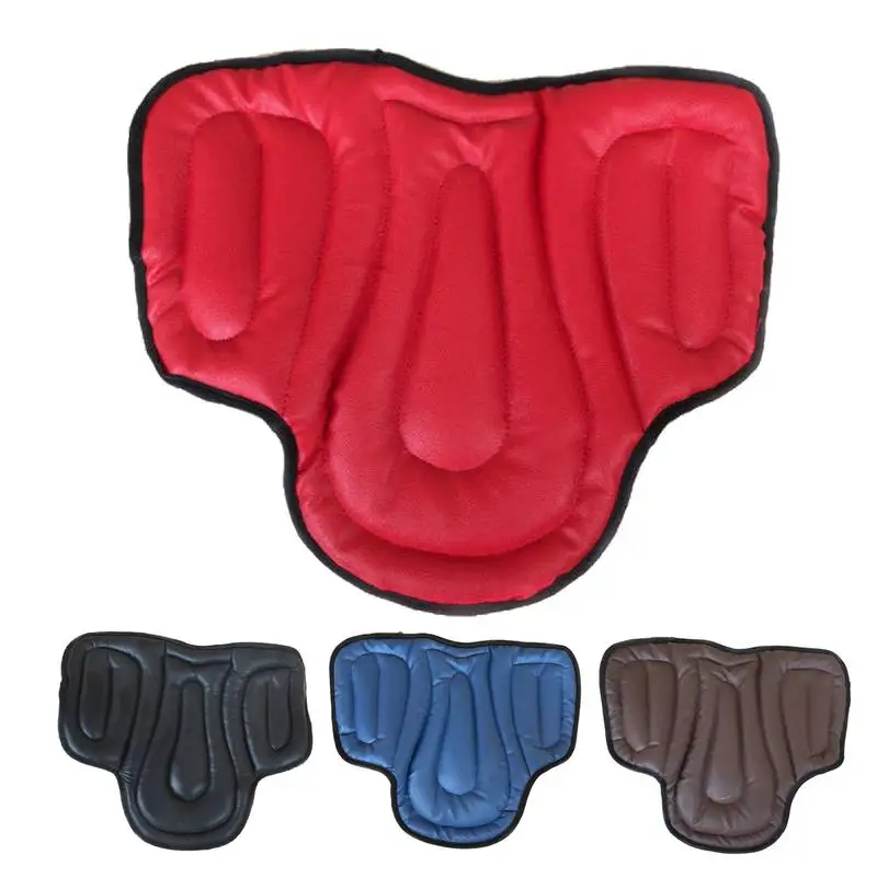 Horse Pads For Saddle PU Leather Saddle Pads Equestrian Riding Equipment Waterproof Seat Pad Motorcycle Seat For