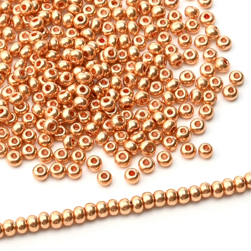 Gold Czech Glass Beads 5