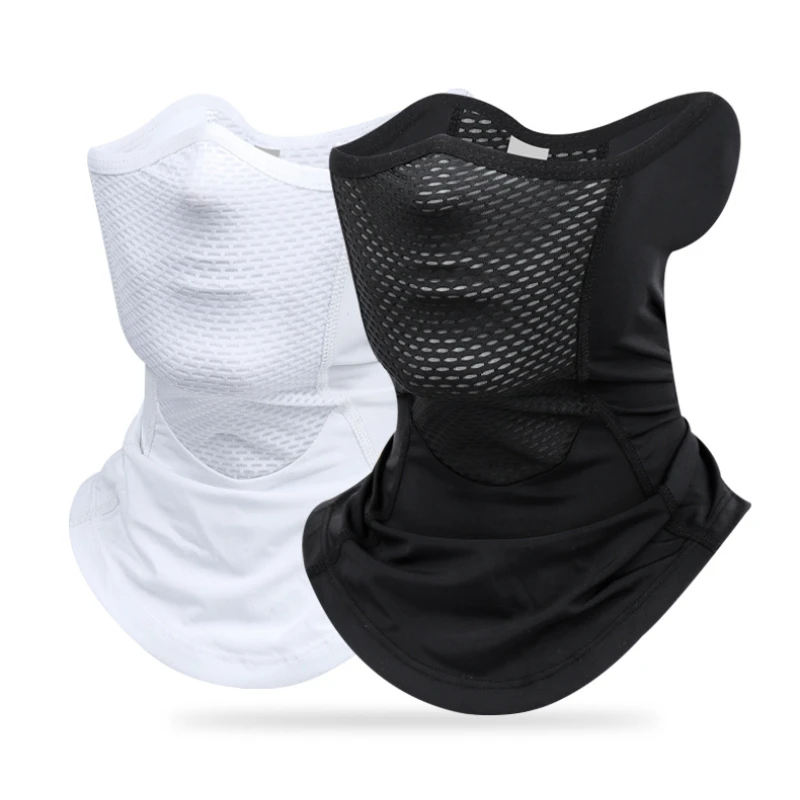 

Mens Black Balaclava Ski Full Face Cover Motorcycle Mask Bandana Neck Tube Summer Bicycle Windproof Outdoor Cycling Cool Scarf