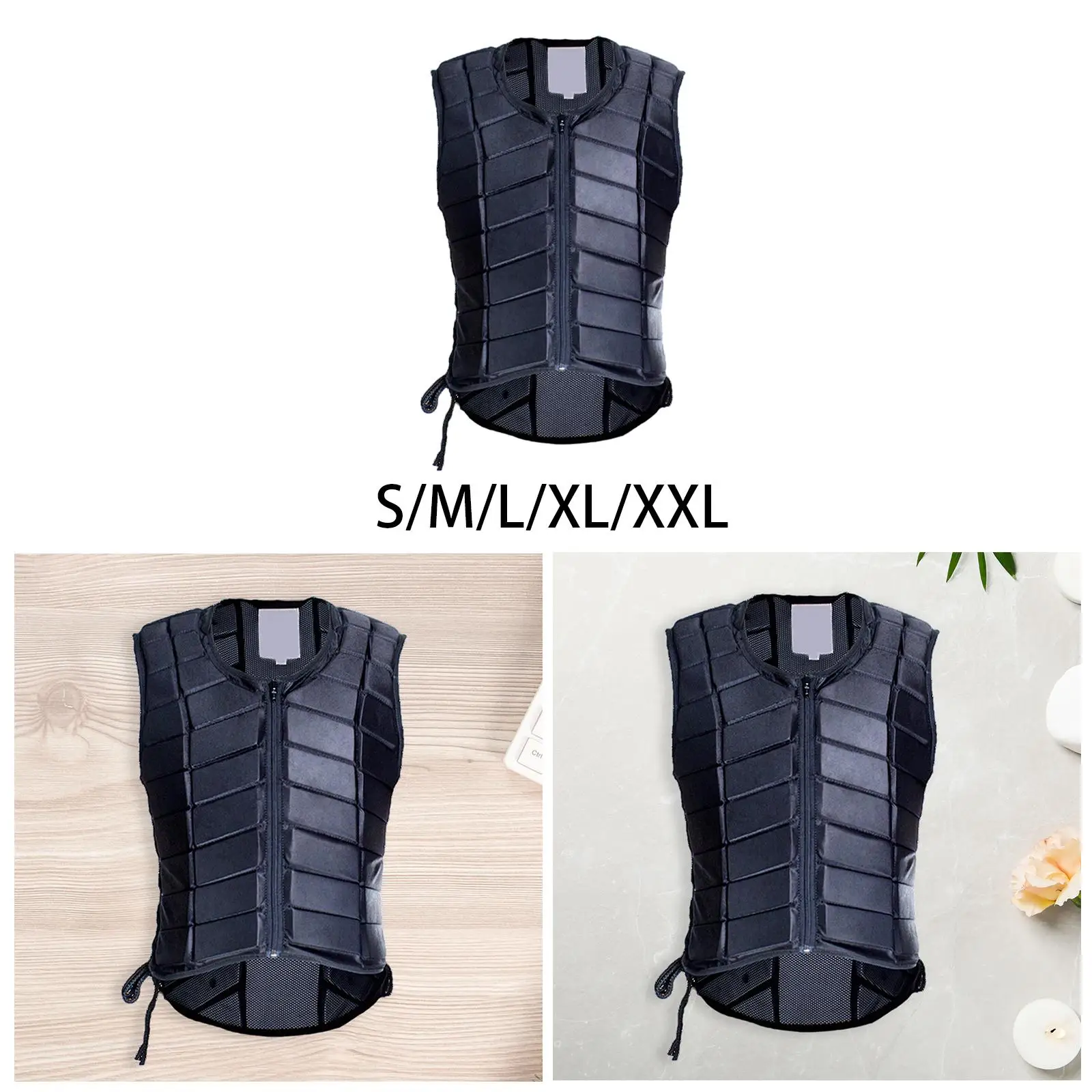 Equestrian Vest Comfortable Black Equestrian Equipment Horse Riding Vest