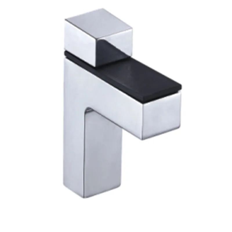 F-type glass clip Glass Clamp Glass Plated Brackets Zinc Alloy Chrome finish Shelf Holder Support Brackets holder 1Pcs glass shelf clamp holder glass fasteners