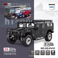 Hengguan P415 1/10 RC Remote Control Car Civilian Version Simulation Hummer Four-Wheel Drive Off-Road Climbing Car Model Toy Gif 1