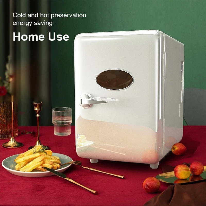 Multifunction 4L Mini Refrigerator Portable Electric Fridge For Car Home Cosmetics Mask Beverage Refrigerators Cooler Warmer