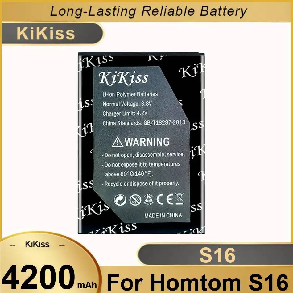 Batteria per cellulare ecologica per Homtom S16, sostituzione affidabile da 4200 mAh - immagine 3