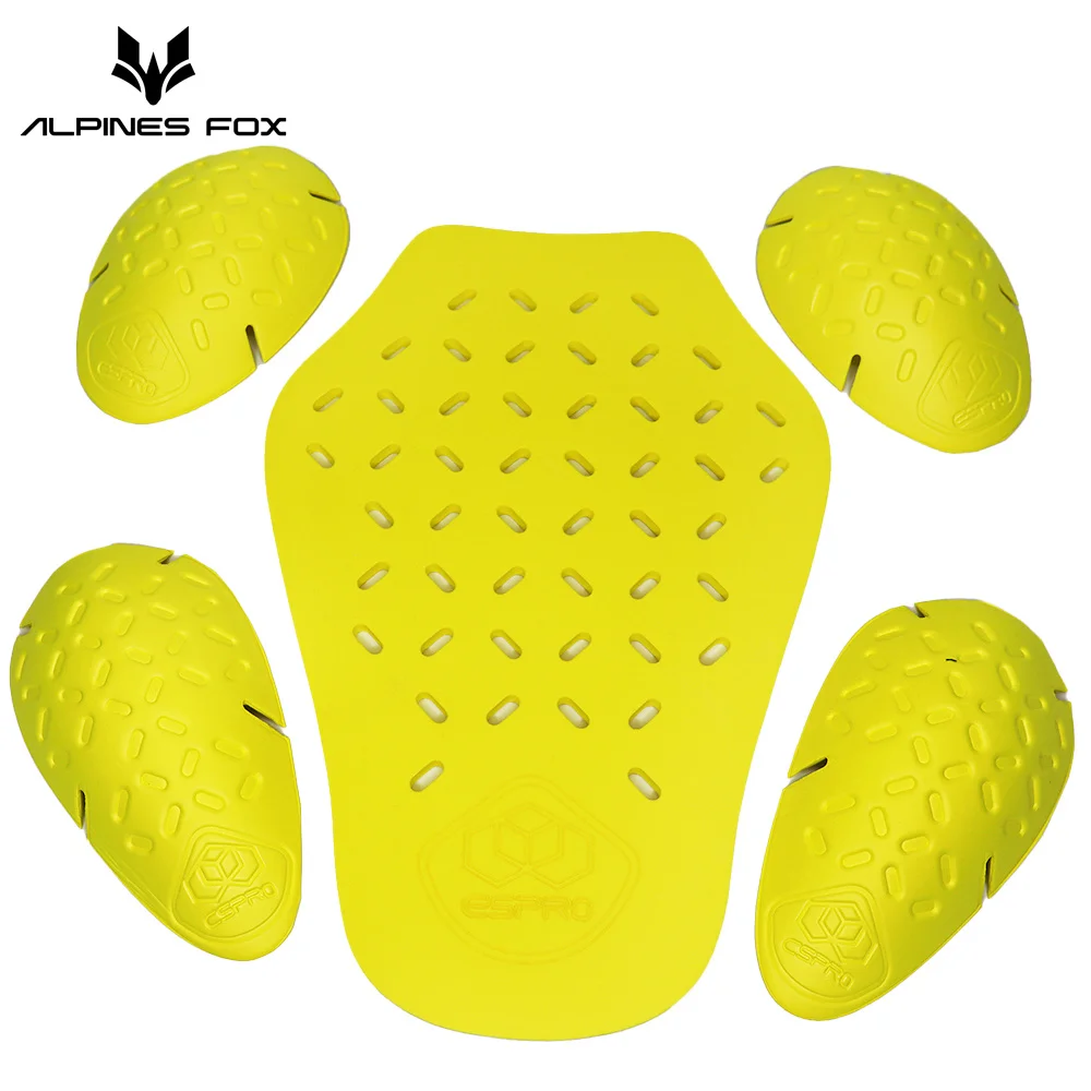 Motorcycle Armor Pads Universal Motorcycle Armour Jacket Insert Back Protector Shoulder Elbow Pads Anti-Shock Motorbike Armor Jacket Accessories