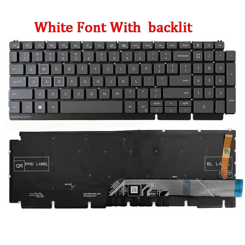 New Original Laptop Keyboard For DELL G15 Ryzen Edition G15 5505 5518 5520 5521