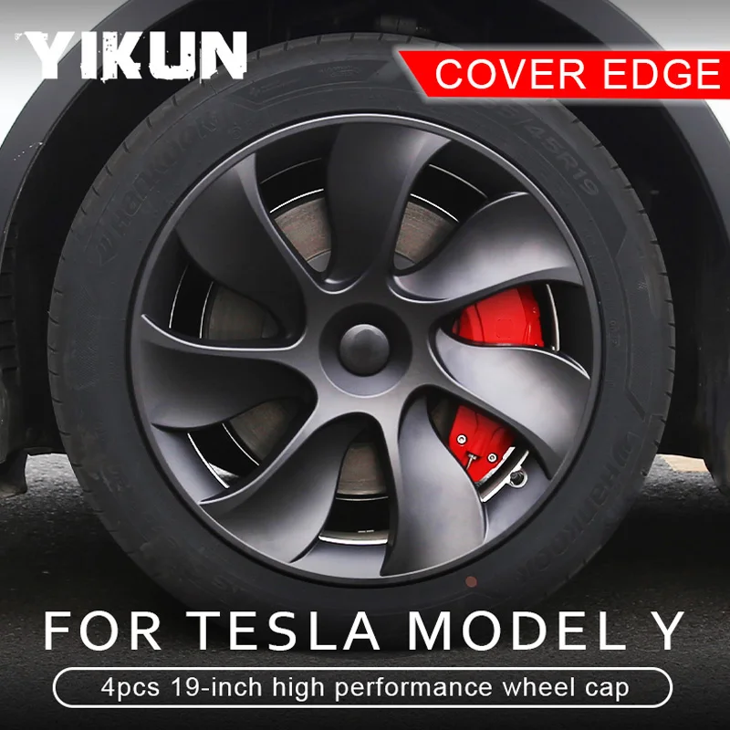 Hub Cap Replacement Performance Wheel Cap Automobile Hubcap Full Rim Cover Accessories Tesla Model Y 19 Inch-4PCS wheel hub covers wheel hub caps