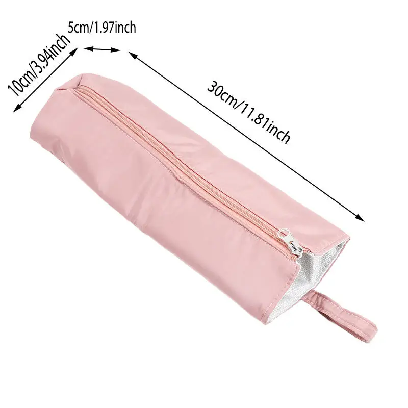 Curling Iron Storage Bags Heat-resistant Hanging Storage Bag Portable Thermal Insulation Straight Clip Hanging Bag Travel