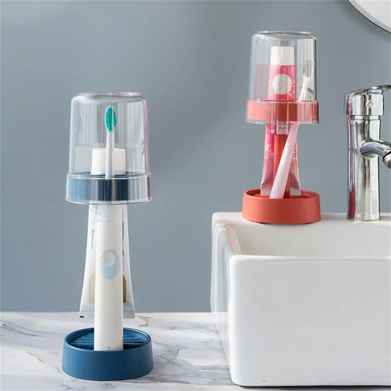 

Пылезащитный чехол для зубной щетки в простом стиле, креативная зубная паста, бритва для бороды, регулируемые пылезащитные аксессуары для ванной комнаты, инструменты для ванной комнаты