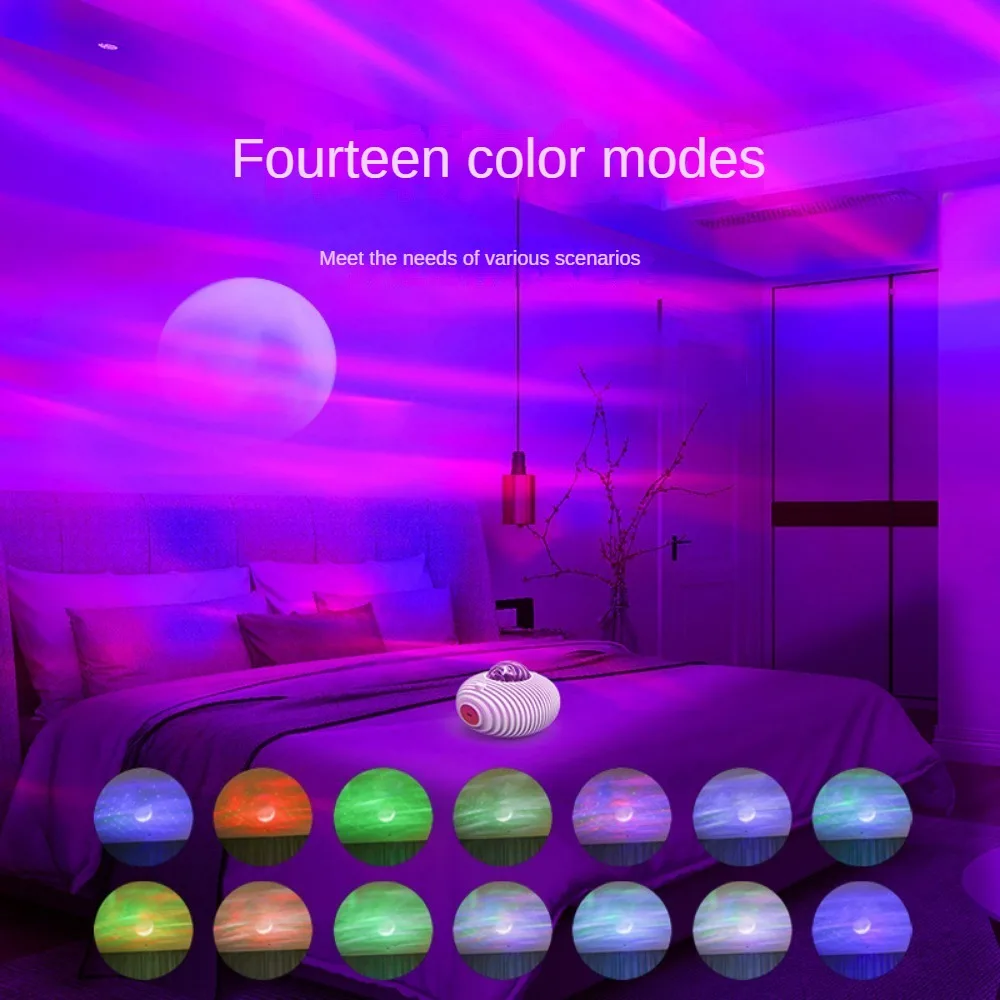 

App Control Starry Sky Projection Lamp Bluetooth Audio Decoration Romantic Small Night Lamp Couple Bedroom Starry Ambience Light