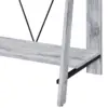 Nypho Antique White& Black Finish Writing Desk 3