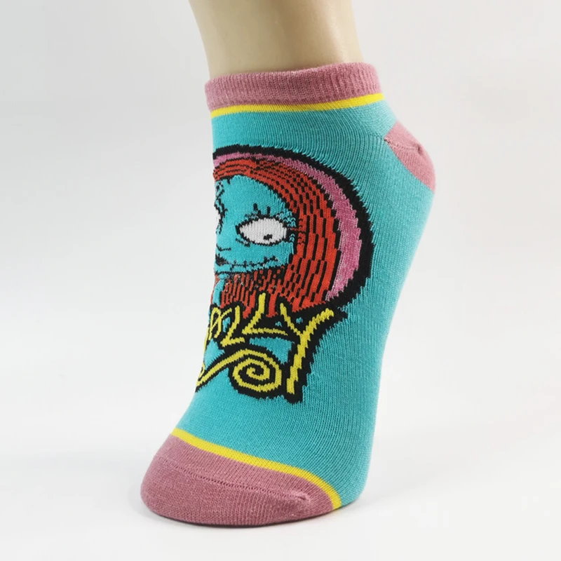 Punk Anime Short Socks Sally Jack Demon Cosplay Boat Socks Kids Gift