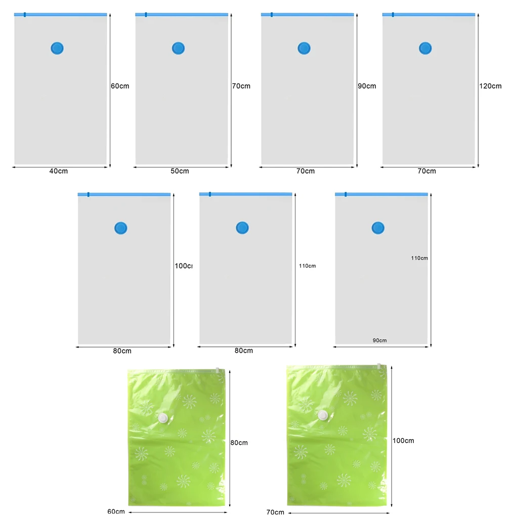 Reusable Waterproof Vacuum Storage Bag to Save Space, for 80% Compression Reusable Waterproof Vacuum Storage Bag to Save Space, for 80% Compression
