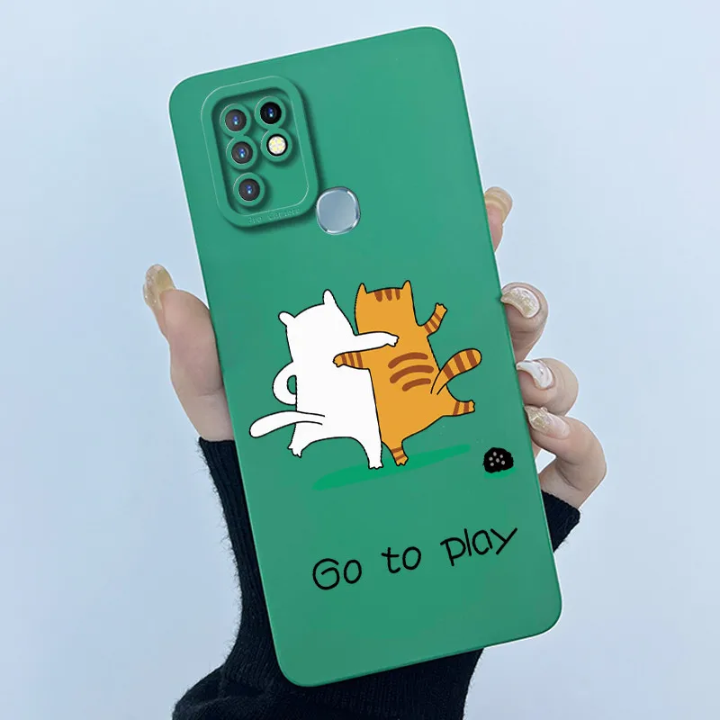 Soft Silicone Fashion Painted Protective Phone Case Cover