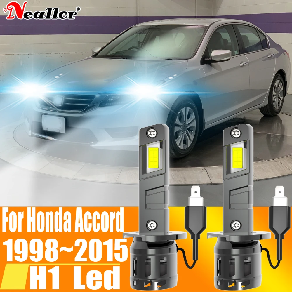 

2 шт., Автомобильные светодиодные лампы H1 12 В 55 Вт для Honda Accord 1998-2015
