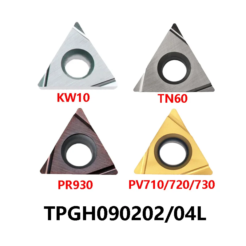 

100% Original TPGH090202L TPGH090204L KW10 PR930 PV710 PV720 TN60 PV7020 TPGH090202 TPGH090204 Carbide Inserts Turning Tools