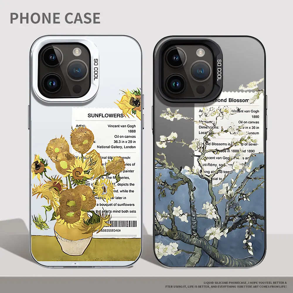 Custodia Per Telefono Di Lusso Van Gogh Girasoli Per Samsung Galaxy A31 A03 Core A03S A71 A05 A10 A51 A30 A20 A20S A50 A02 Soft Cover